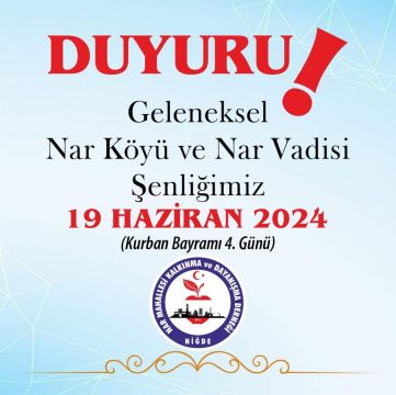 İLGİLİLERE,GÖREVLİLERE,KAMUOYUNA,ÖNEMLE DUYURULUR.